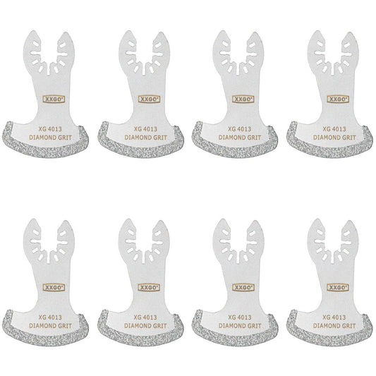 XXGO 8 Pcs Oscillating Tool Blades Diamond for Grout Removal XG8001SU