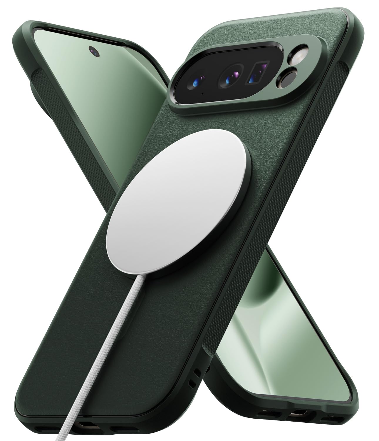 Ringke Onyx Designed for Google Pixel 10 Pro Case [Compatible with Pixelsnap/MagSafe] [Non-Slip] Anti-Fingerprint Slim-Fit Protective Cover with