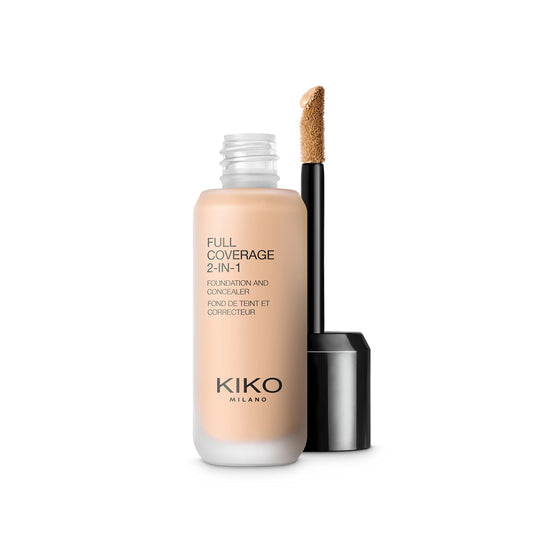 KIKO Milano Full Coverage 2 In 1 Foundation & Concealer N15, 2 In 1 Foundation And Concealer, Superior Coverage