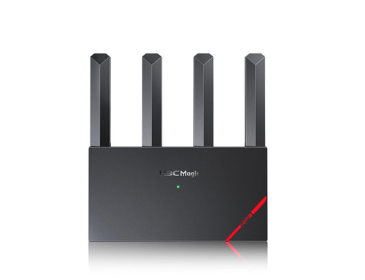 H3C AX1800 Dual-Band WiFi 6 Router(NX18 Plus)-802.11.ax High-Speed Router, 4 High-Gain Antennas, Whole-Home Coverage, WPA3, Subscription-Free Network