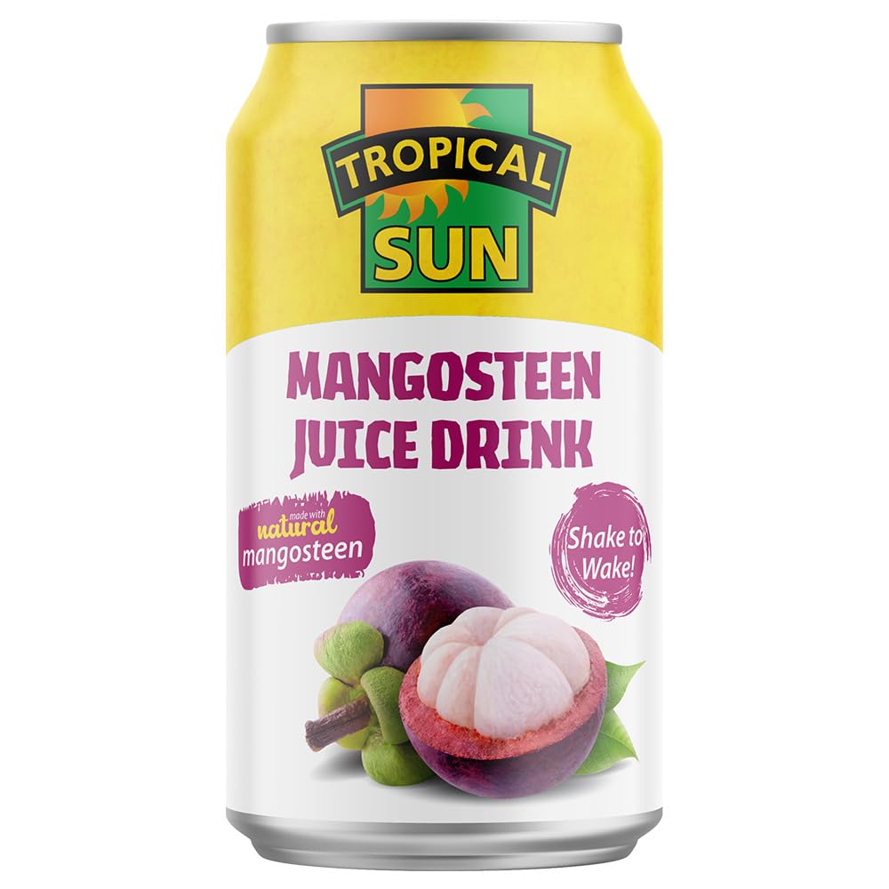 Tropical Sun Mangosteen Juice Drink, 330ml (Pack of 12)