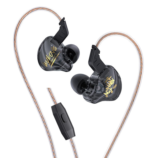 Yinyoo KBEAR MONKIE K01 Wired Gaming Earbuds,1DD Lightweight Gaming In Ear Monitor with 3.5mm Plug, HIFI Immersive Bass in Ear Headphones Wired