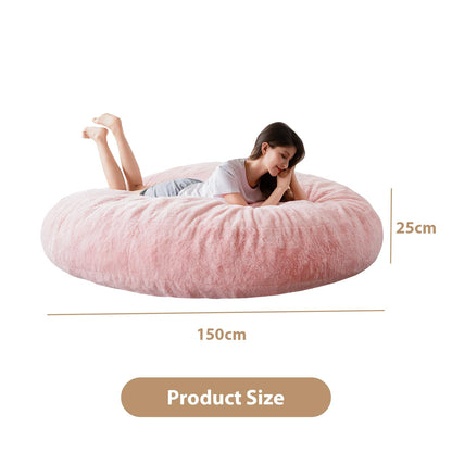 MAXYOYO Bean Bag Bed - Convertible Folds from Bean Bag Chair to Bed - Large Sofa with Plush Cover and Fluffy Filling Included for Adult, Guest