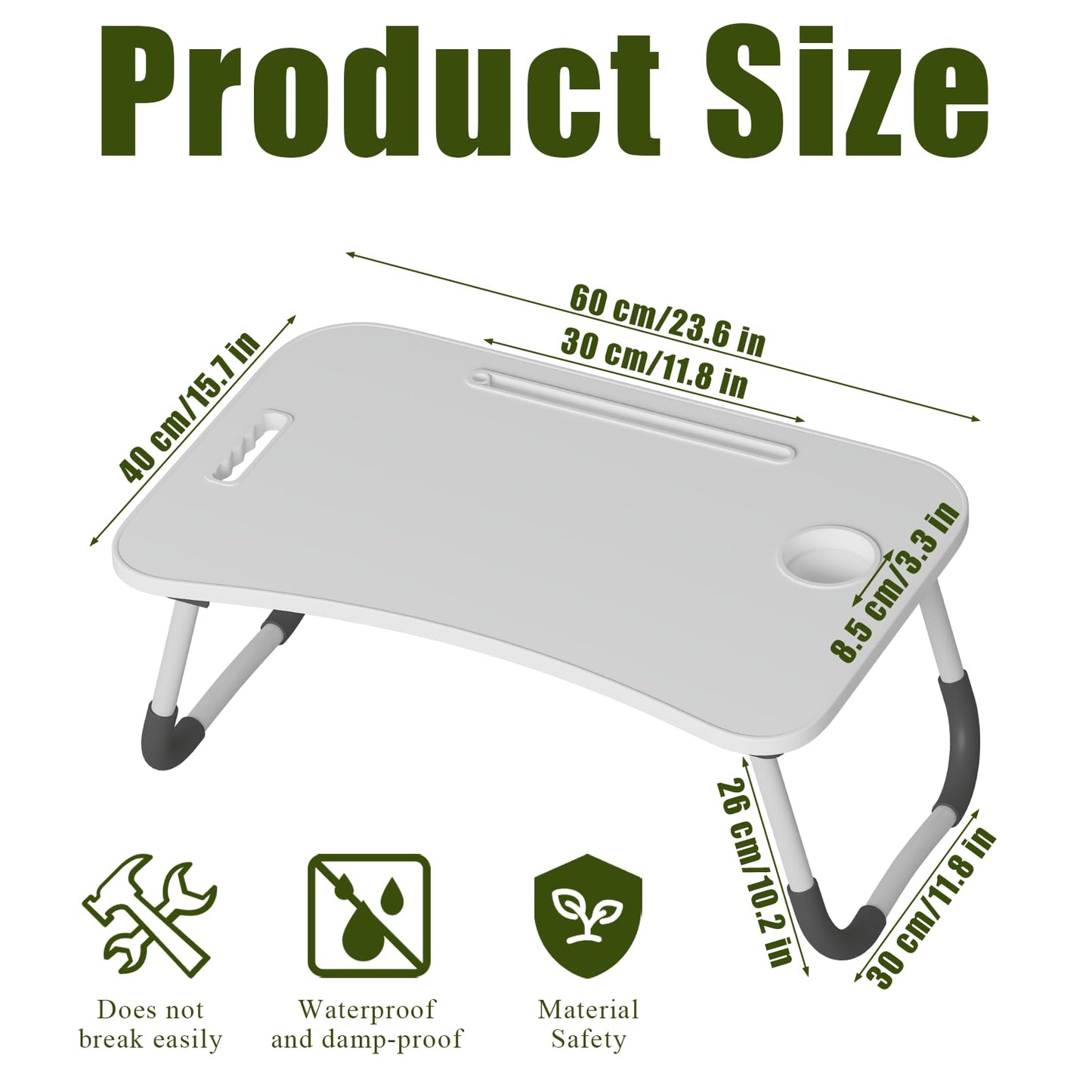 Multi - Function Bed Table & Laptop Stand for Bed - Ideal for Comfortable Laptop Use in Sofa