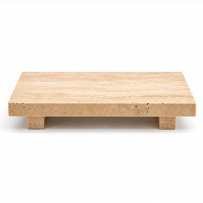 Travertine Vanity Riser for Soap & Perfume 9.84 in