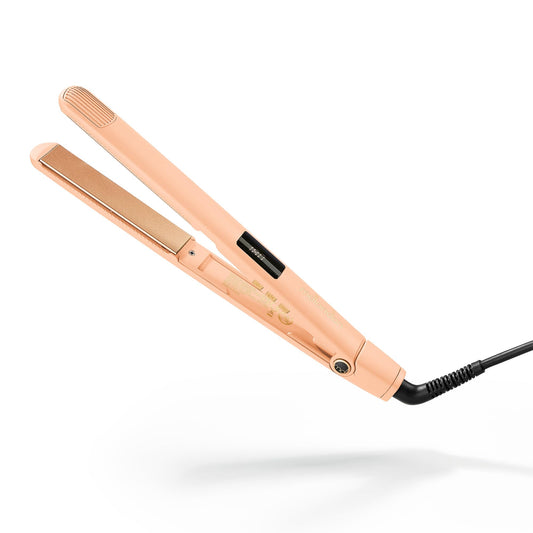 mdlondon Strait Ceramic Hair Straighteners (Blush), Professional Hair Straighteners for Short or Long Hair, Flat Iron for Women & Men - Genuine