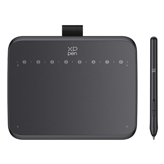 XPPen Deco 640 Drawing Tablet with 16K Pressure Levels, Portable Digital Art Pad with 8 Shortcut Keys for OSU!, Graphics Design, Distance Education,