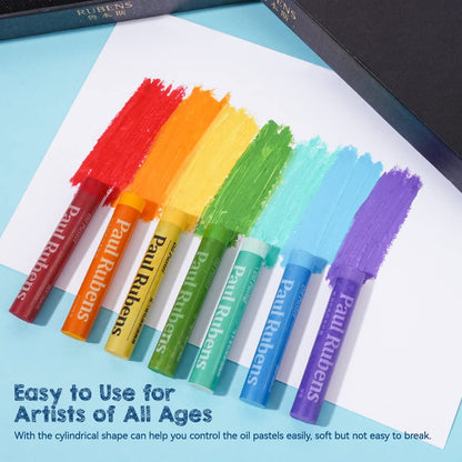 Paul Rubens Oil Pastels Set, 72 Colours Soft Pastels, Vibrant and Creamy, Ideal for Draw Sea and Landscape, Art Supplies for Artists, Beginners,