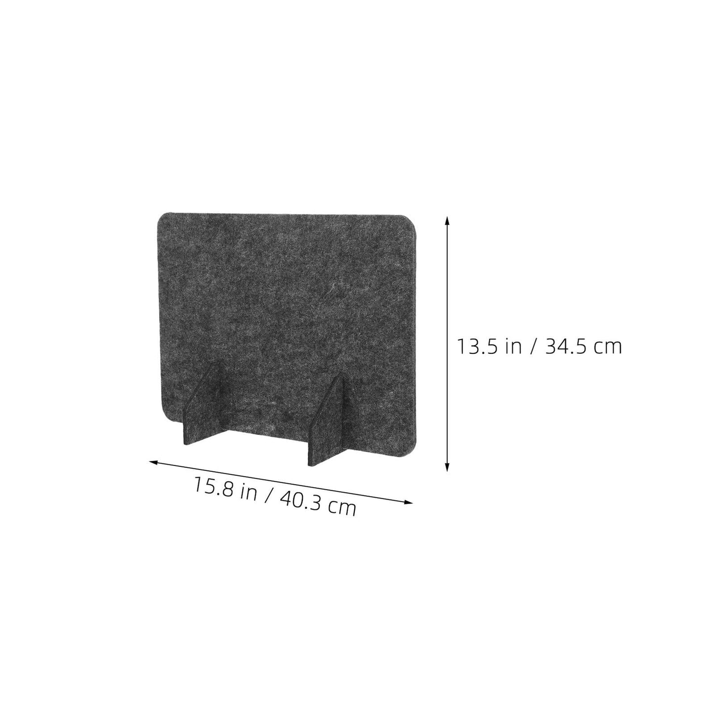 PLAFOPE 2pcs Portable Soundproof Felt Desk Divider Panel Stable Desktop Privacy Screen for Office Restaurant Dining Area Partition Noise Reducing