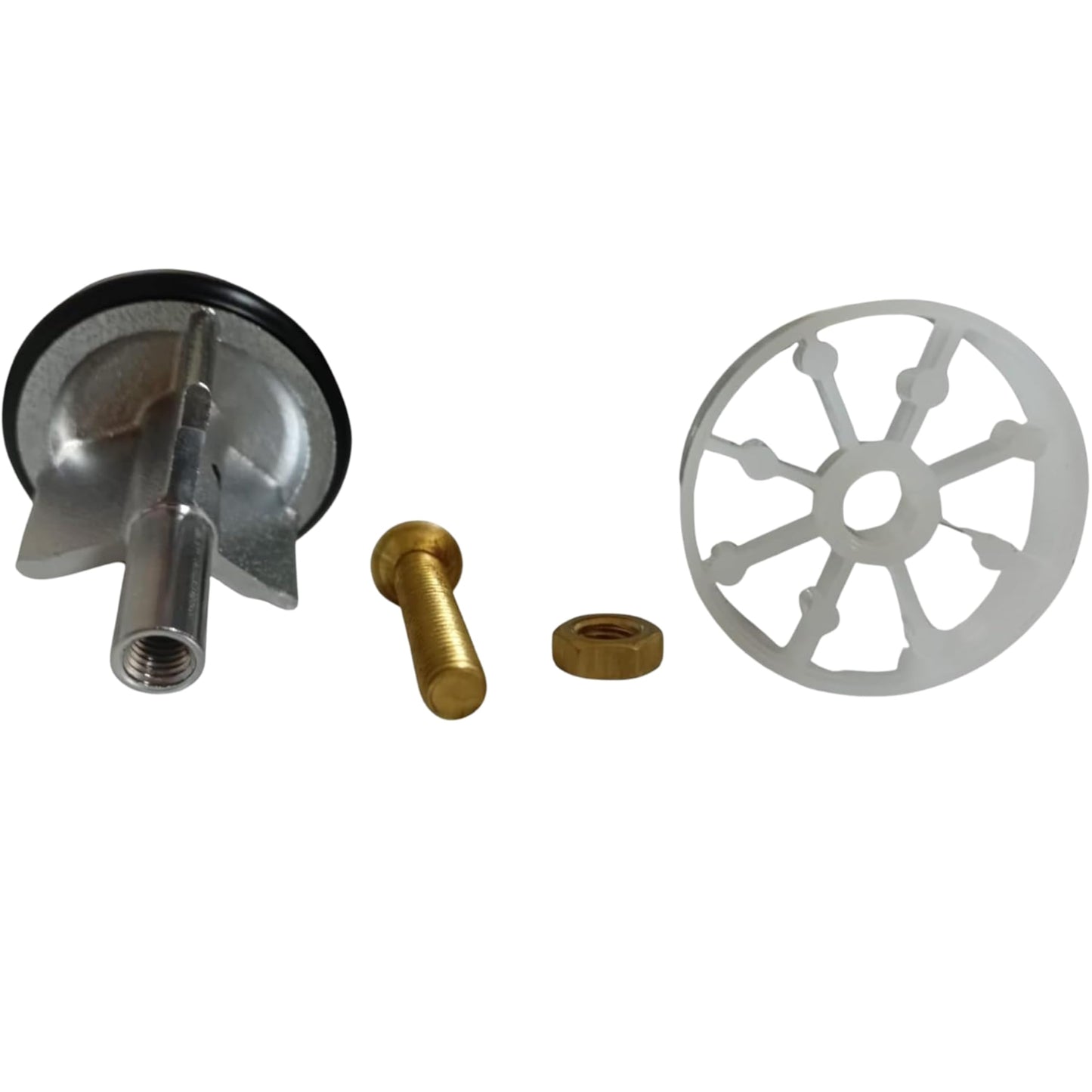 Chrome Plated Basin Pop-Up Plug – Universal Replacement Sink Plug for Bathroom Wash Basins