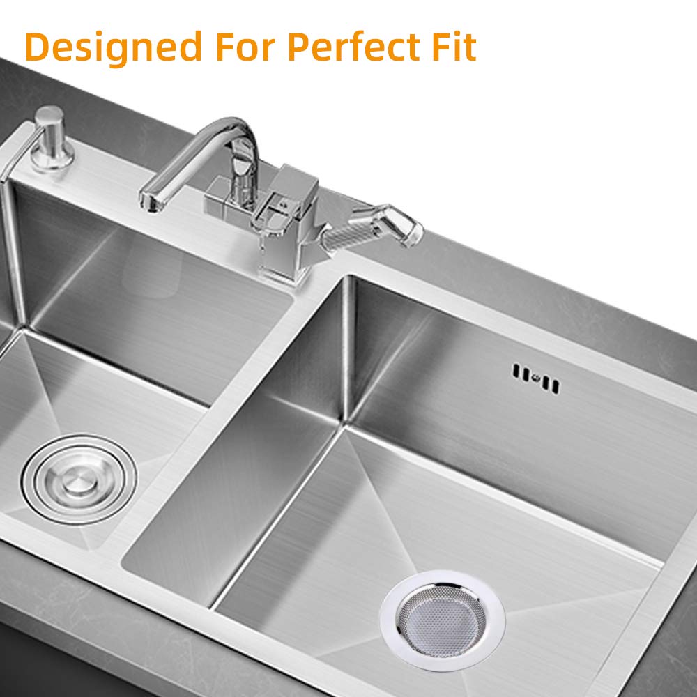 Yizhet 2PCS Kitchen Sink Strainer 7.5cm/2.95 inch