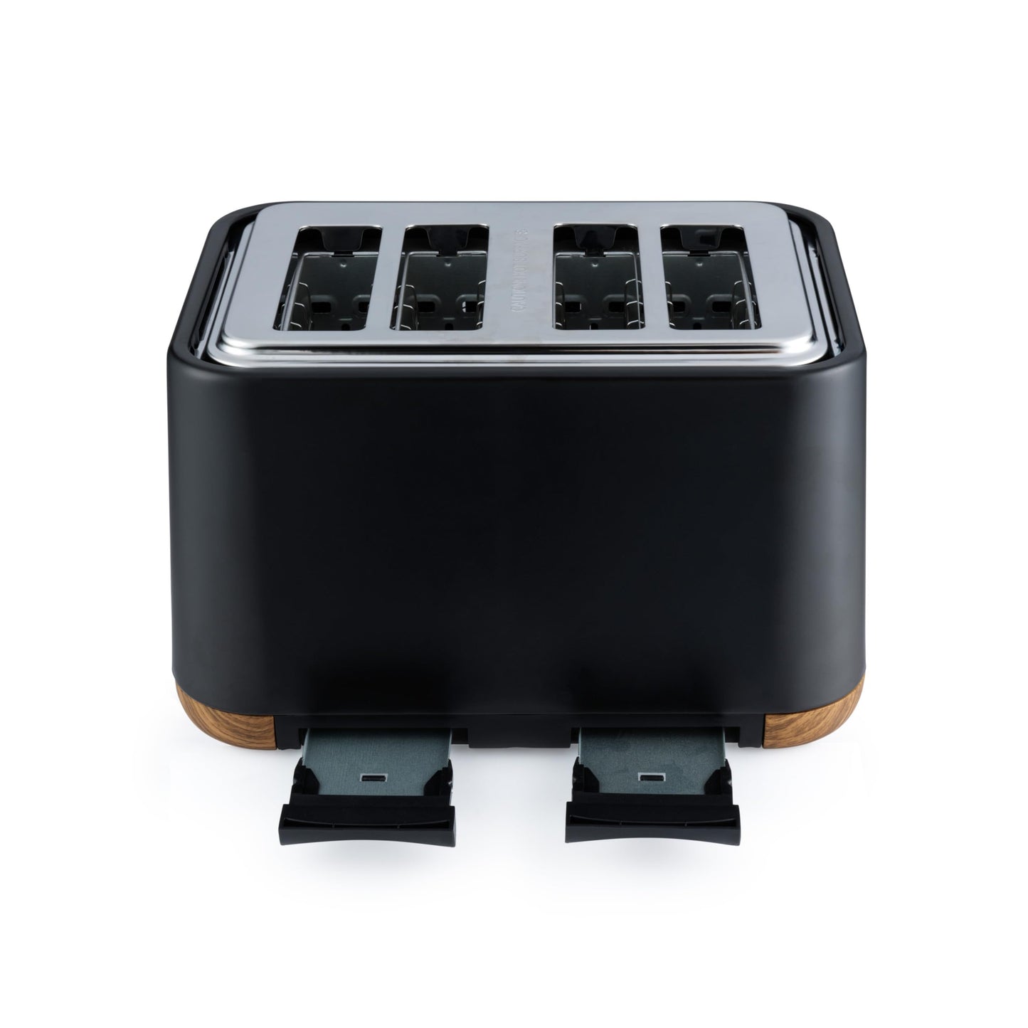 Salter EK5823BLK Toronto 4-Slice Toaster  Wide Slots, 6 Browning Levels, Removable Crumb Tray, Defrost, Reheat, Cancel, Self-Centring Function,