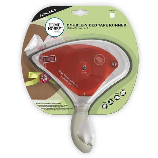 HomeHobby by 3L E-Z Runner Grand Refillable Adhesive Dispenser Permanent, 150ft/45m