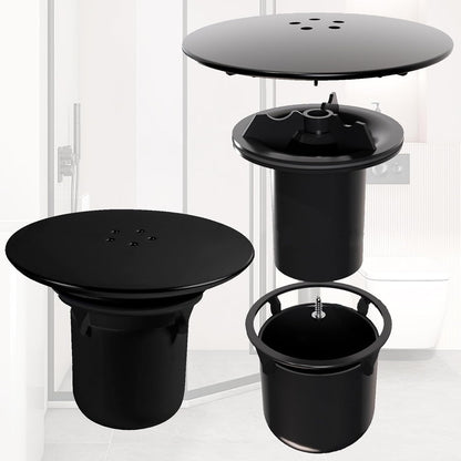 ANBOO Drain Strainer, Black 90 mm/115 mm, Polypropylene PP, Polished Anti-Odor Shower Plug