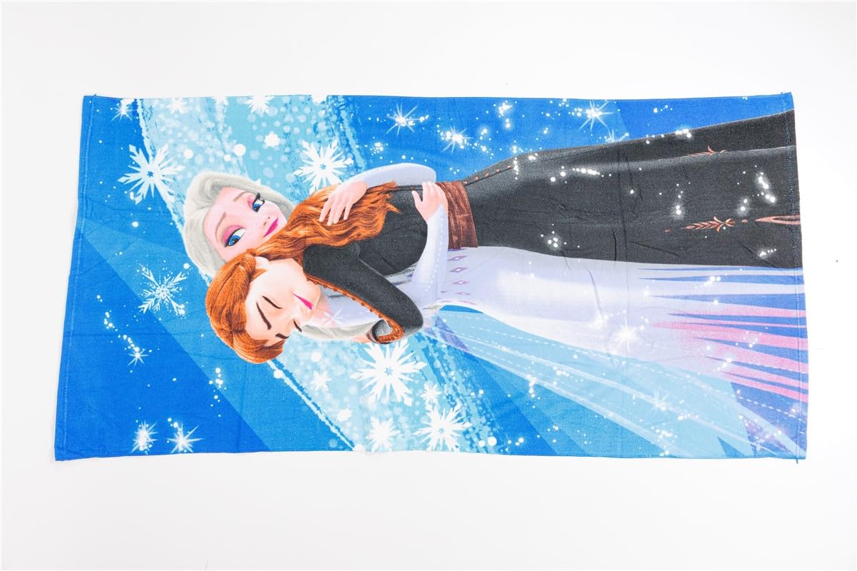 Aymax Frozen Beach Towel, 70 x 140 cm, 100% Polyester, Pink