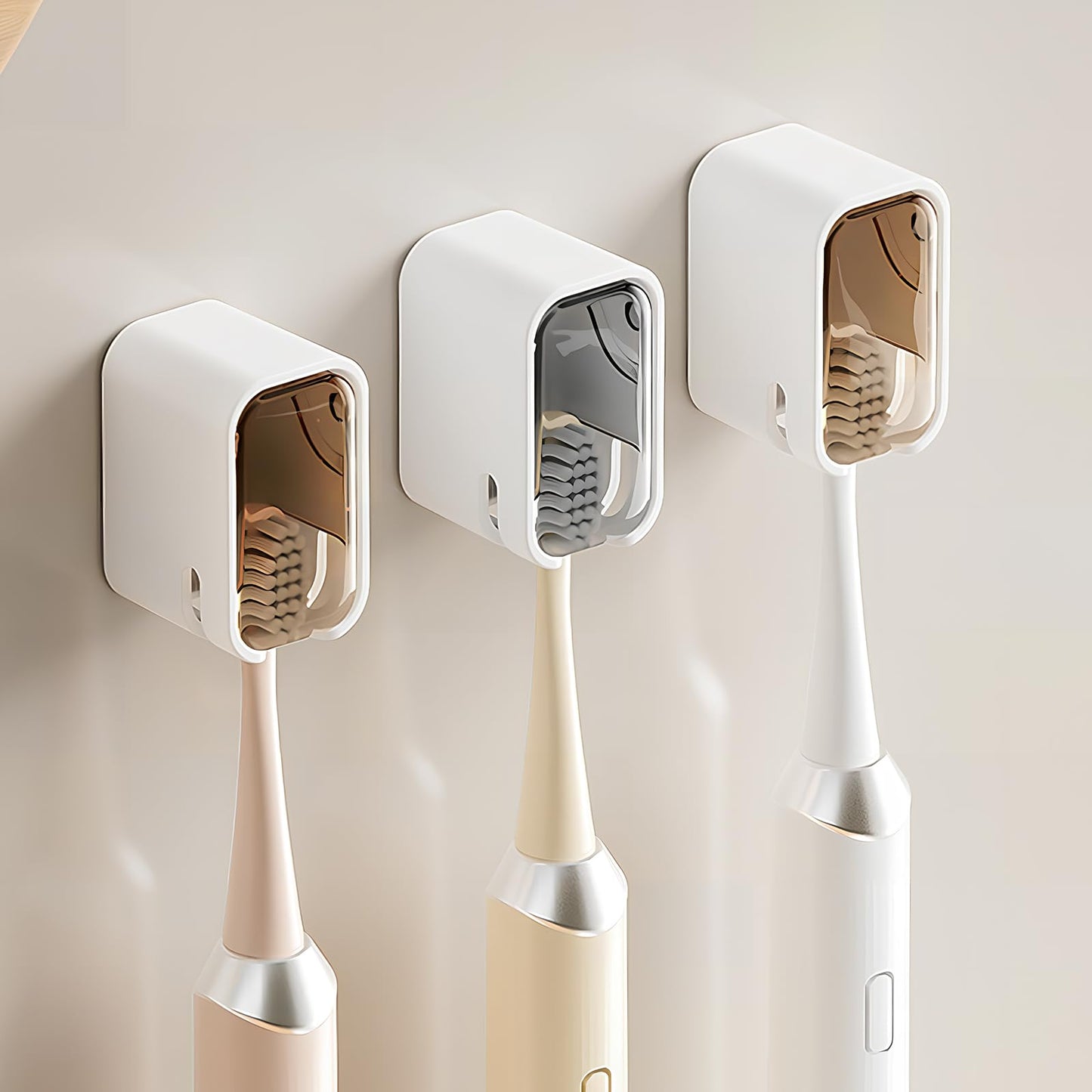 Wall Mounted Toothbrush Holders for Bathroom