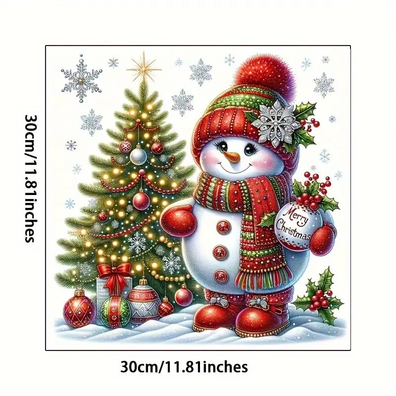 Christmas Snowman and Christmas Tree Toilet Cover Sticker Decals,Fish Bird Flower Leaf Waterproof Toilet Lid Tank Seat Decals Cistern Self-Adhesive