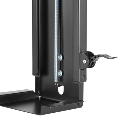 Maclean MC-885 B Universal Computer Desk Holder PC Station Workstation Holder Under Table Up To 10kg Extendable Swivel 360 °