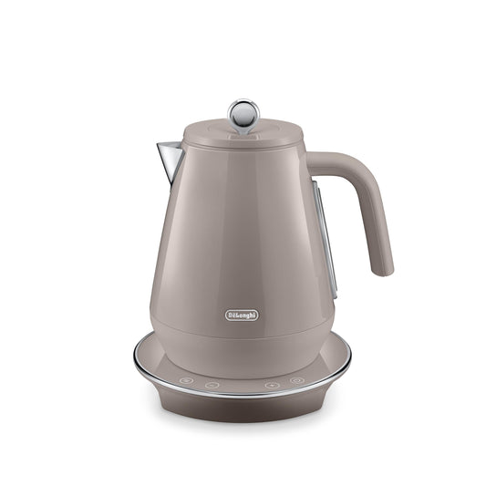 De'Longhi Eclettica SpecialTea KBY3011.BG, Classic Style Electric Kettle with Variable Temperature Control 40?-100?, Anti Scale Filter, 360? Swivel