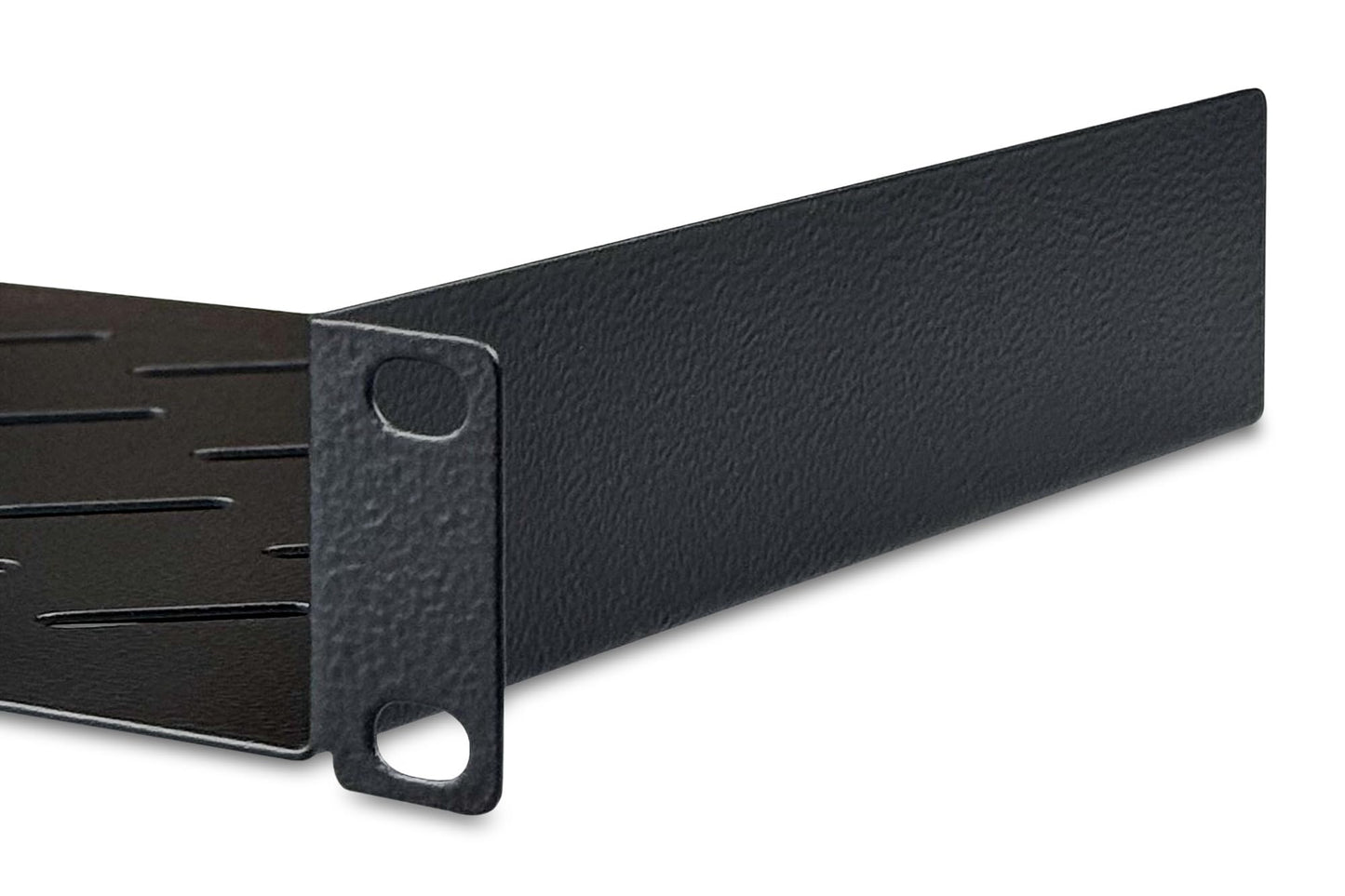 DIGITUS shelf - 1U - 10-inch (254 mm) - For network cabinet - 200 mm deep - Perforated steel sheet - Black (Pack of 2)