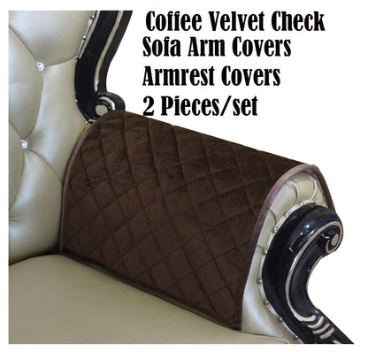 HAOMAIJIA Sofa Armrest Cover, Recliner Chair Arm Cover, Armchair Slipcover Nonslip Quilted Furniture Protector for Leather Sofa Couch