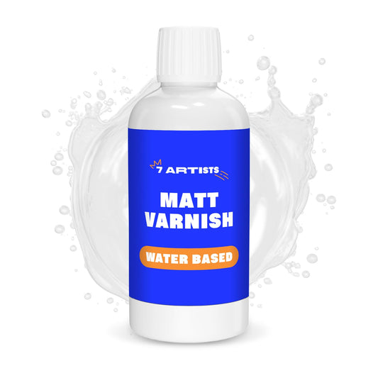 Acrylic Varnish Matt 250 ml ? Varnish for Acrylic Painting & Craft | Fast Drying Transparent Sealer for Acryl Painting | Water Based Clear Lacquer