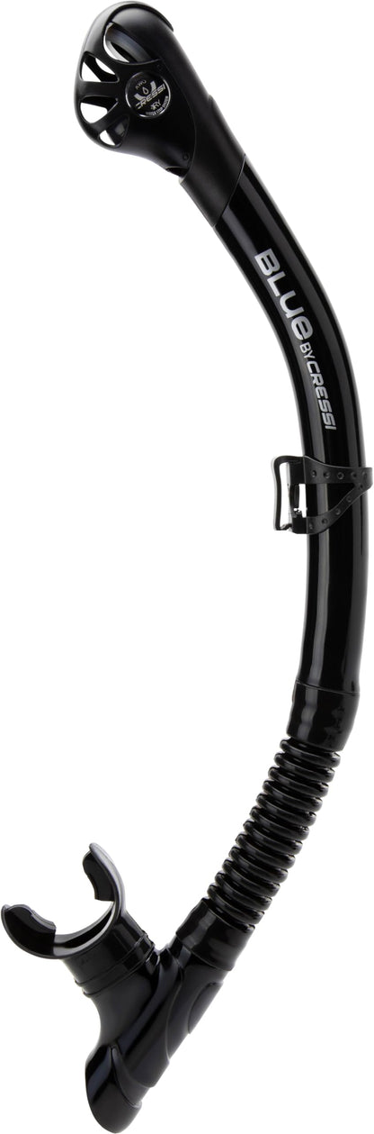 CRESSI Tino & Scilla Black/Titanium - Adult Combo Set Tino Snorkeling Mask and Snorkel Scilla, Black/Titanium, One Size