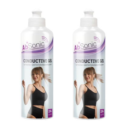 Absonic - Conductive Gel for Cavitation, Microcurrent, Radiofrequency, TENS, EMS, Muscle Stimulation, NuFace, Facial Devices, Body Sculpting & Skin