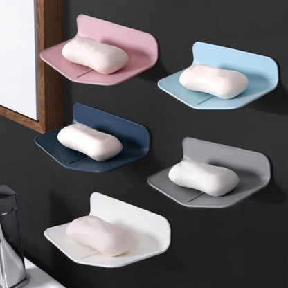 Soap Holder Shower Wall Mounted Draining Soap Dish for Shower Soap Saver for Kitchen, Bathroom.Gray, 1