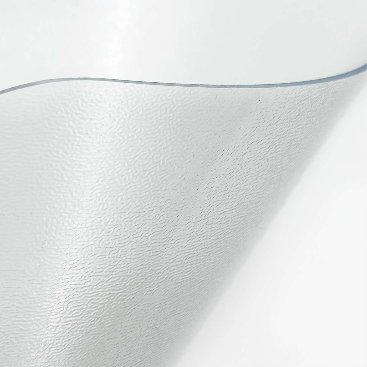 Nicoman Frosted (Semi-Clear) Chair Mat, Non-Slip PVC Wooden Floor Protector Mat with Round Edge