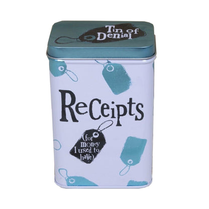 Widdle Gifts Novelty Storage Tin by The Bright Side - Receipts 0407