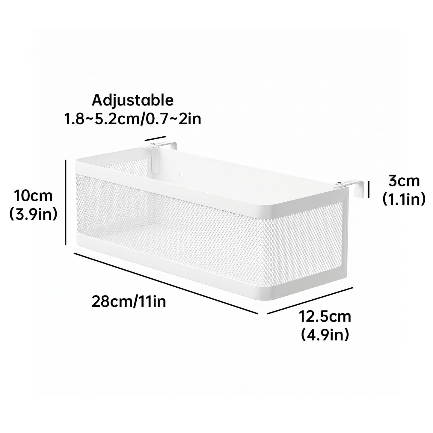 Bunk Bed Shelf, Bedside Hanging Storage Baskets for Bedroom,Hall,Cot Rails