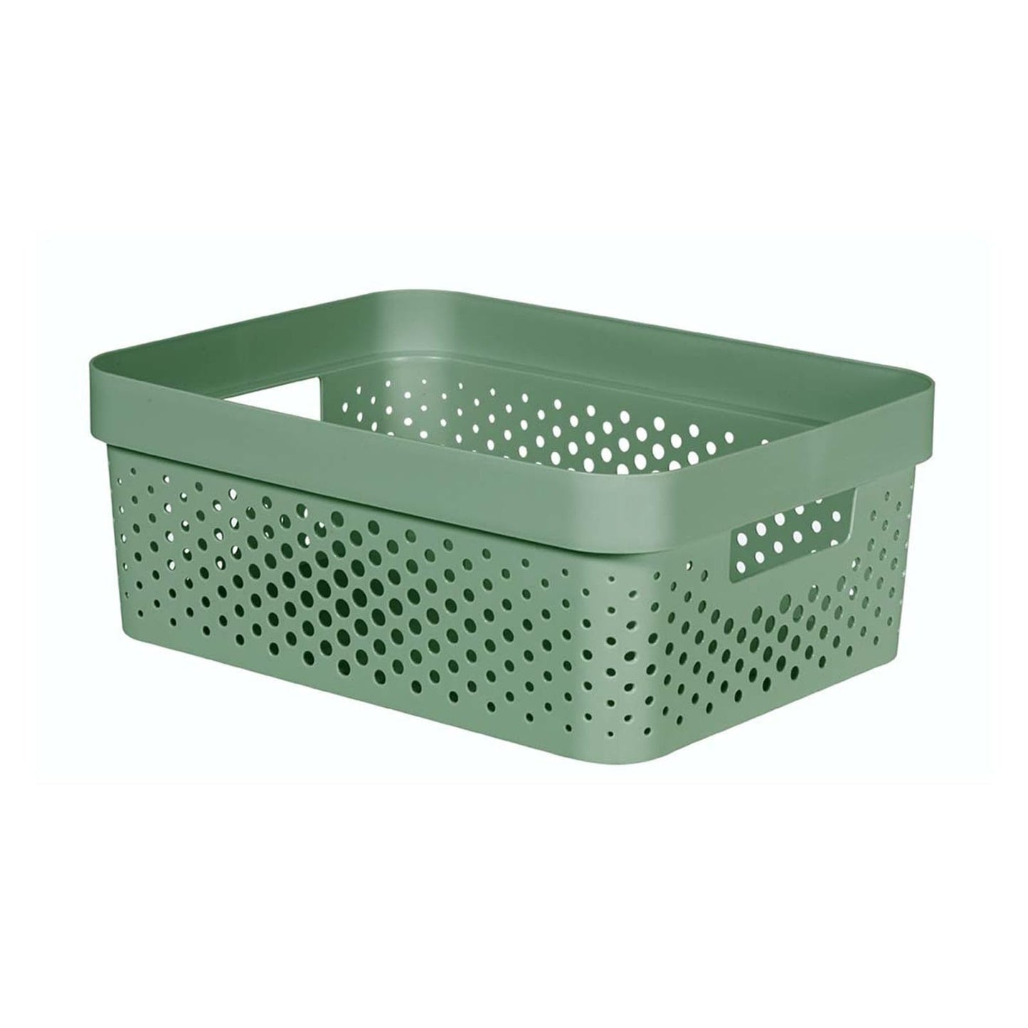 CURVER Infinity Tray 4.5 L Dots Recycled Plastic Pink Crates, PP, Pink, S