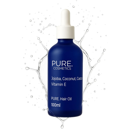 PURE. Scalp & Hair Growth Oil ? Repair Treatment with Castor, Jojoba, Coconut & Vitamin E ? Hot Oil Hair Treatment for Dry Scalp & Prevents Loss,