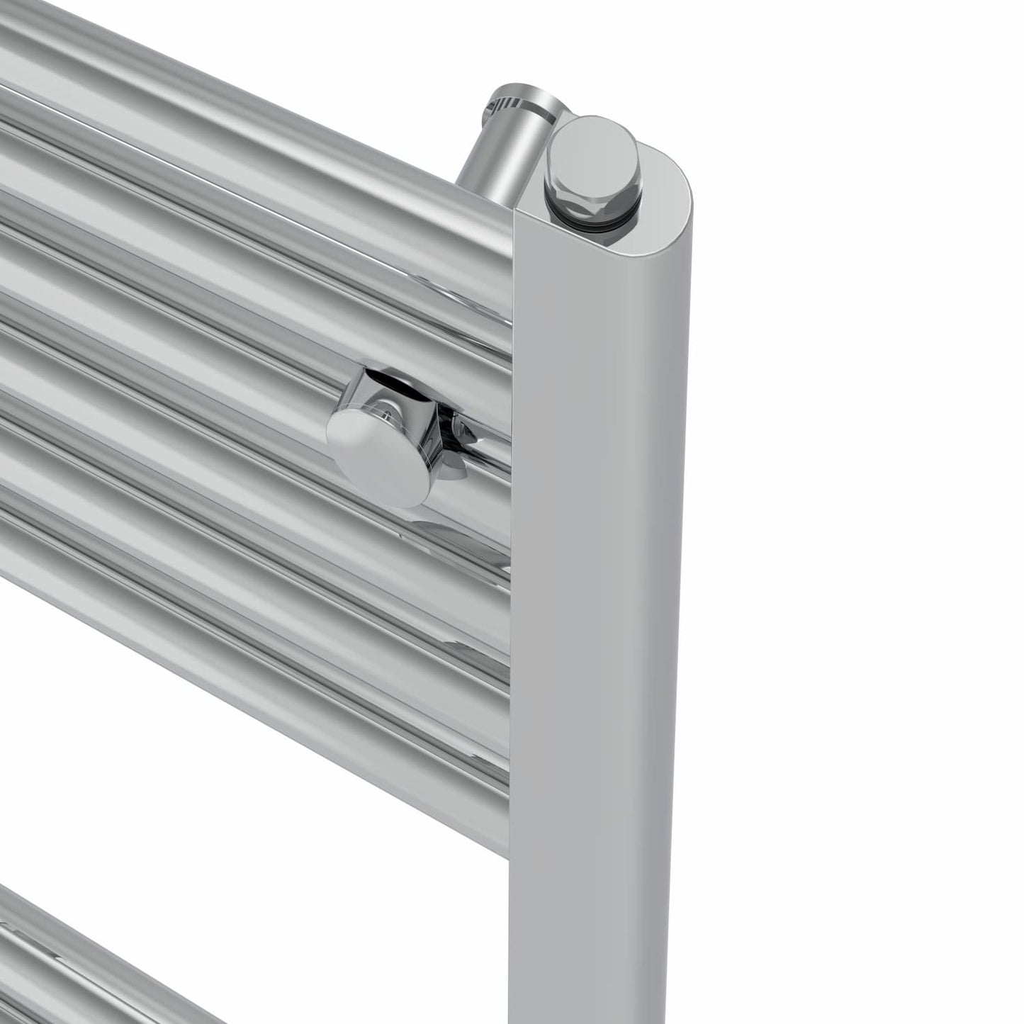 Warmehaus Straight Bathroom Heated Towel Rail Radiator Chrome 1800x600mm