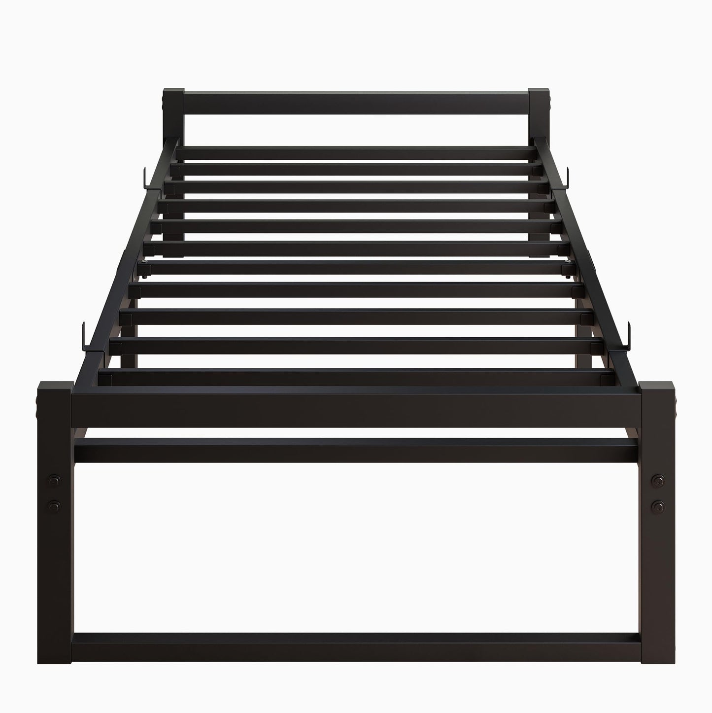VECOCHO Single Bed Frame,Heavy Duty Metal Platform Bed Frame Single,Black