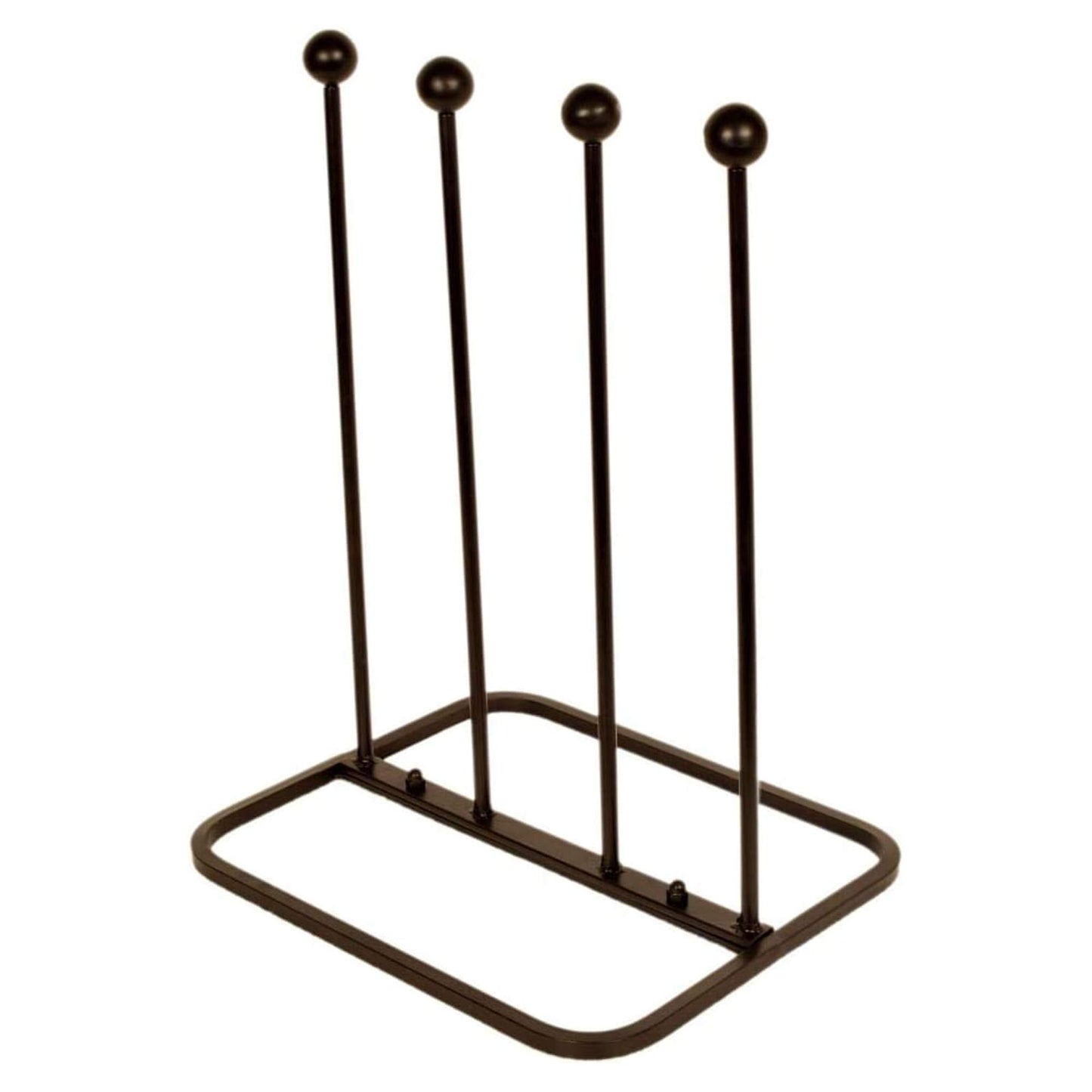 Arsuk Welly Boot Rack - Metal Wellington Boots Stand Outdoor, Cast Iron and Rustproof Wellies Storage Racks & Holder - 2 Pair & 4 Pair Boot Rack