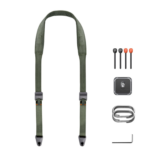 PGYTECH Camera Shoulder Strap Quick Release Wide Camera Straps for Photographers 110-152 CM Adjustable Camera Neck Strap for DSLR SLR (Fern Green)