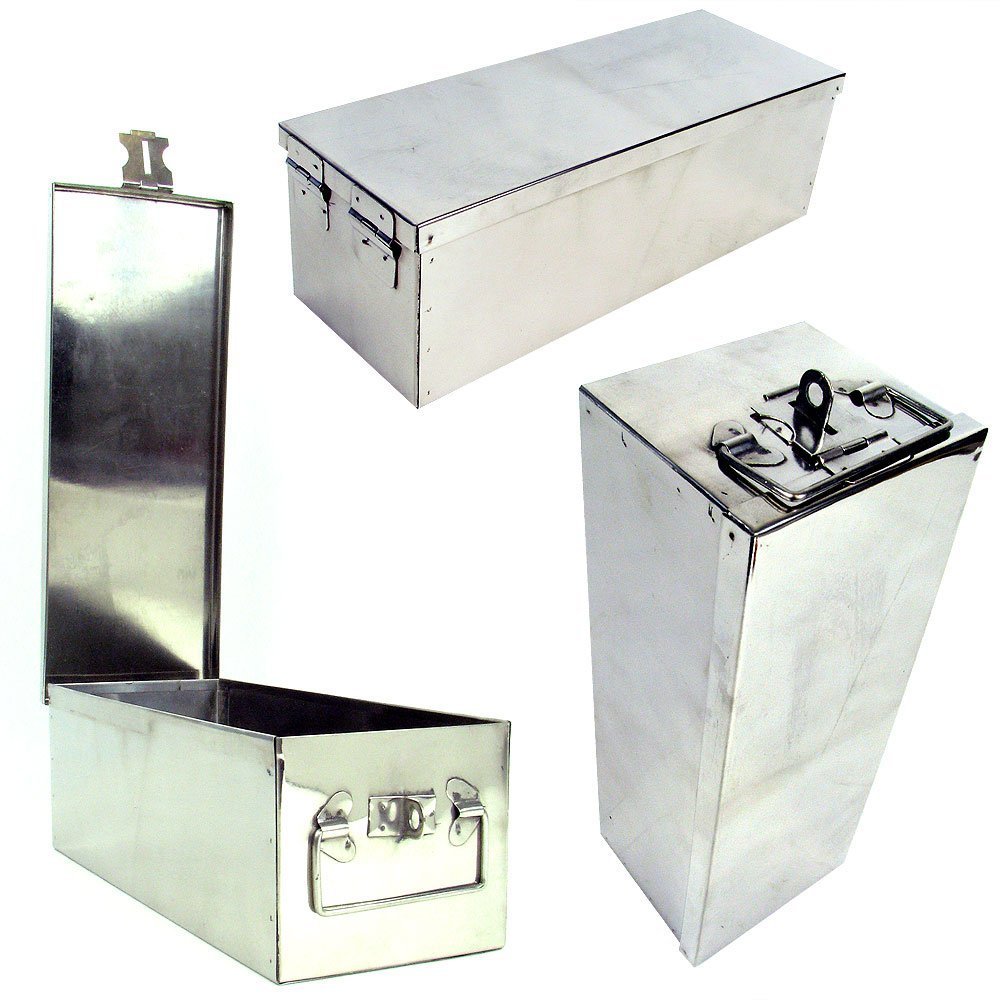 Stalwart 75-005 Metal Storage Lock Box, 12"