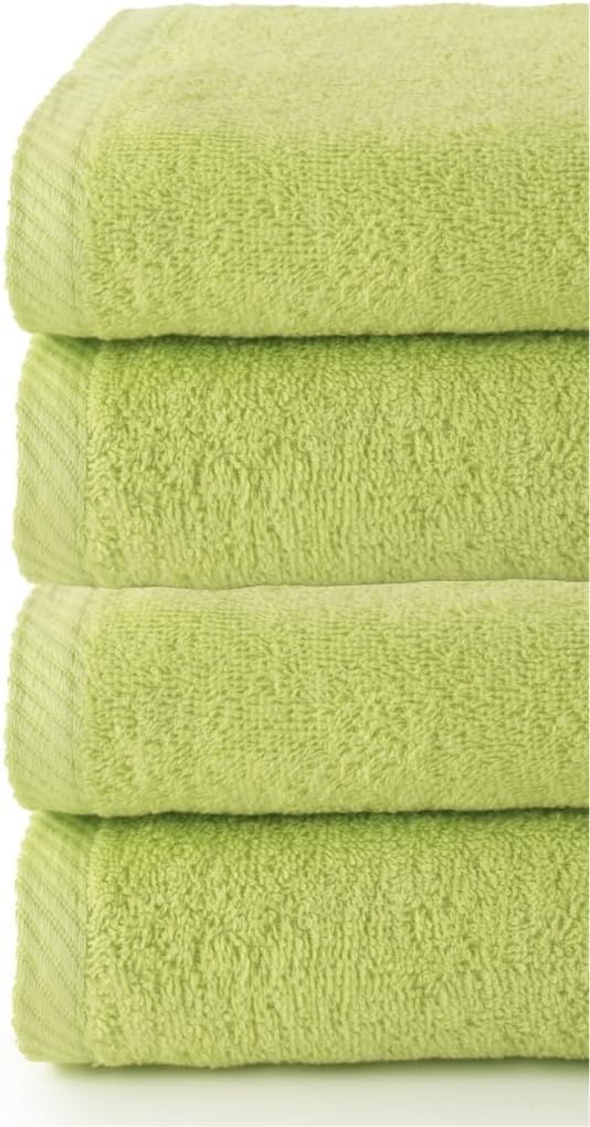 Top Towel Plus Set of 4 Bath Towels and Washbasin 100% Cotton | Soft, Absorbent and Durable Towels 50 x 100 cm | Ideal Set for Modern Bathroom