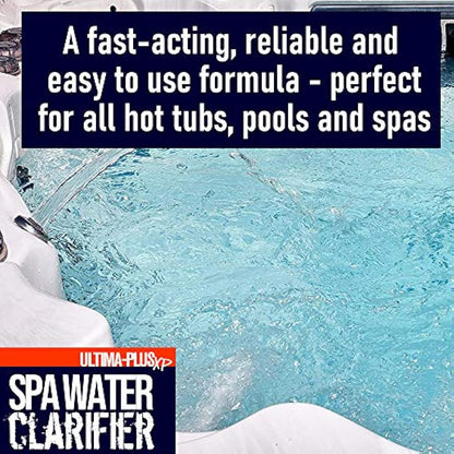 ULTIMA-PLUS XP Spa Water Clarifier - Transforms Hot Tub Water From Cloudy and Dirty to Crystal Clear - Suitable for all Hot Tubs, Spas and Pools (5 Litres)