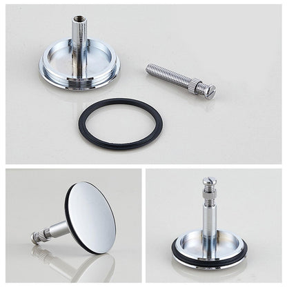 HAPPOW Bathtub Plug, 43 mm Plug Bathtub, Drain Plug Bathtub Made of Copper, Universal Bathtub Plug, Adjustable Support Rod: 47-67 mm