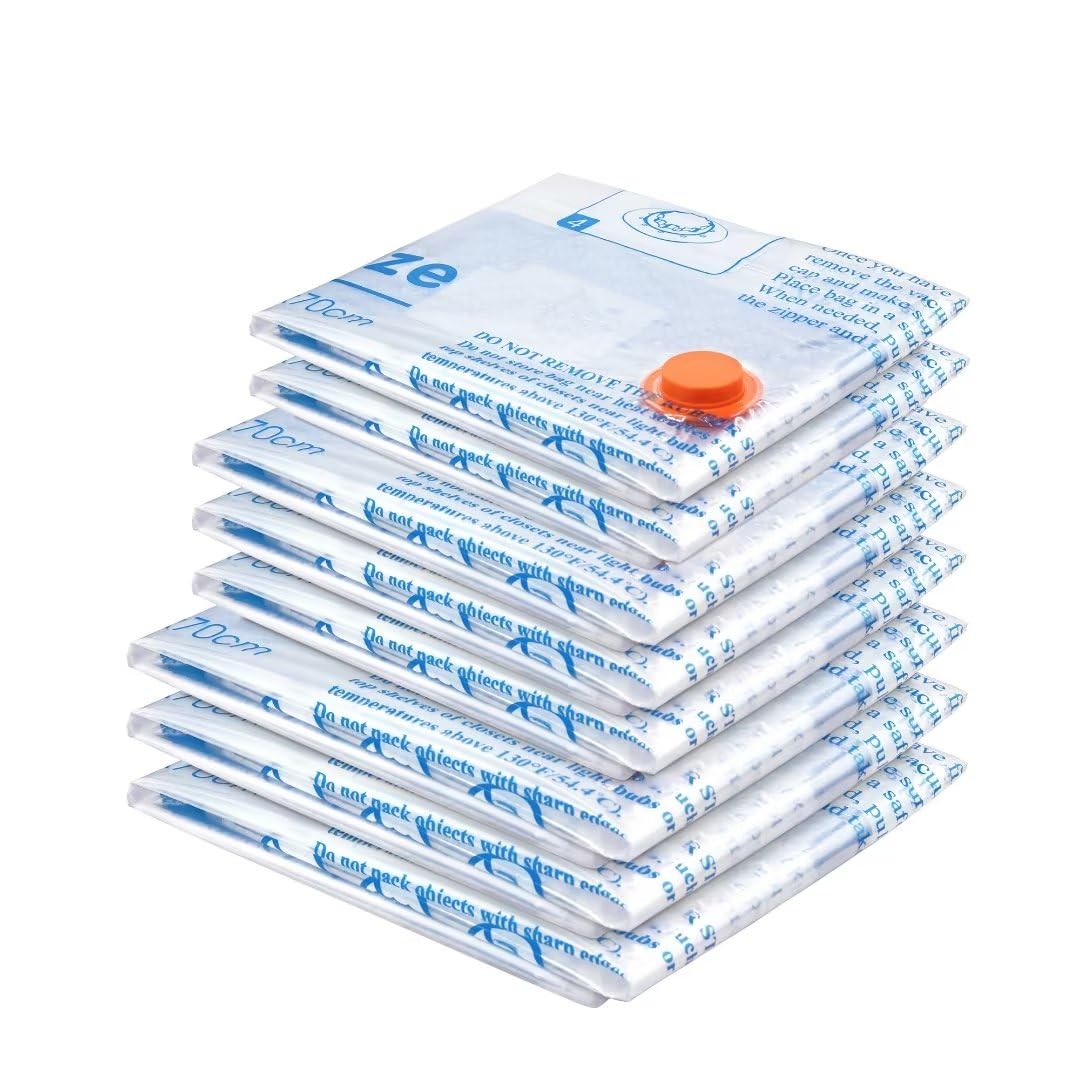 Vacuum Storage Bags Space Saver Sealer Bags,Compression Bags for Clothes, Pillows, Comforters, Blankets, Bedding 8 Combo