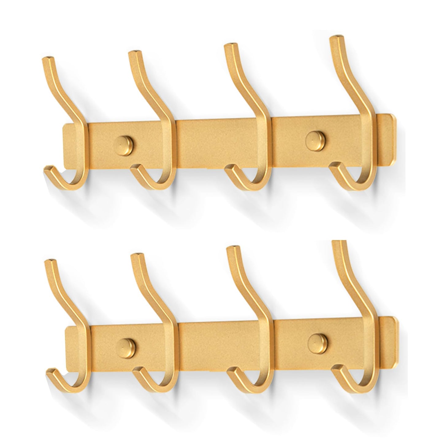 MEIJO Coat Hooks Wall Mounted, Coat Rack Wall Mounted Stainless Steel Heavy Duty Wall Hook, Coat Hooks for Door, Bedroom, Bathroom, Kitchen