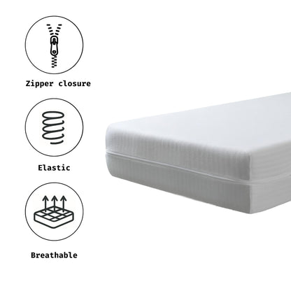 Tural Mattress Encasement 180x190/200cm Super King Size Extra Elastic Resistant Zipped