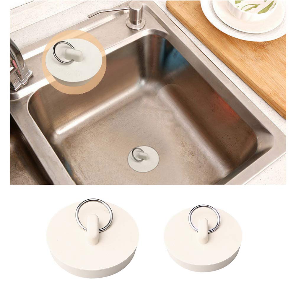 nuoshen 4 Pcs Bath Plugs,Sink Plug Rubber Drain Stopper