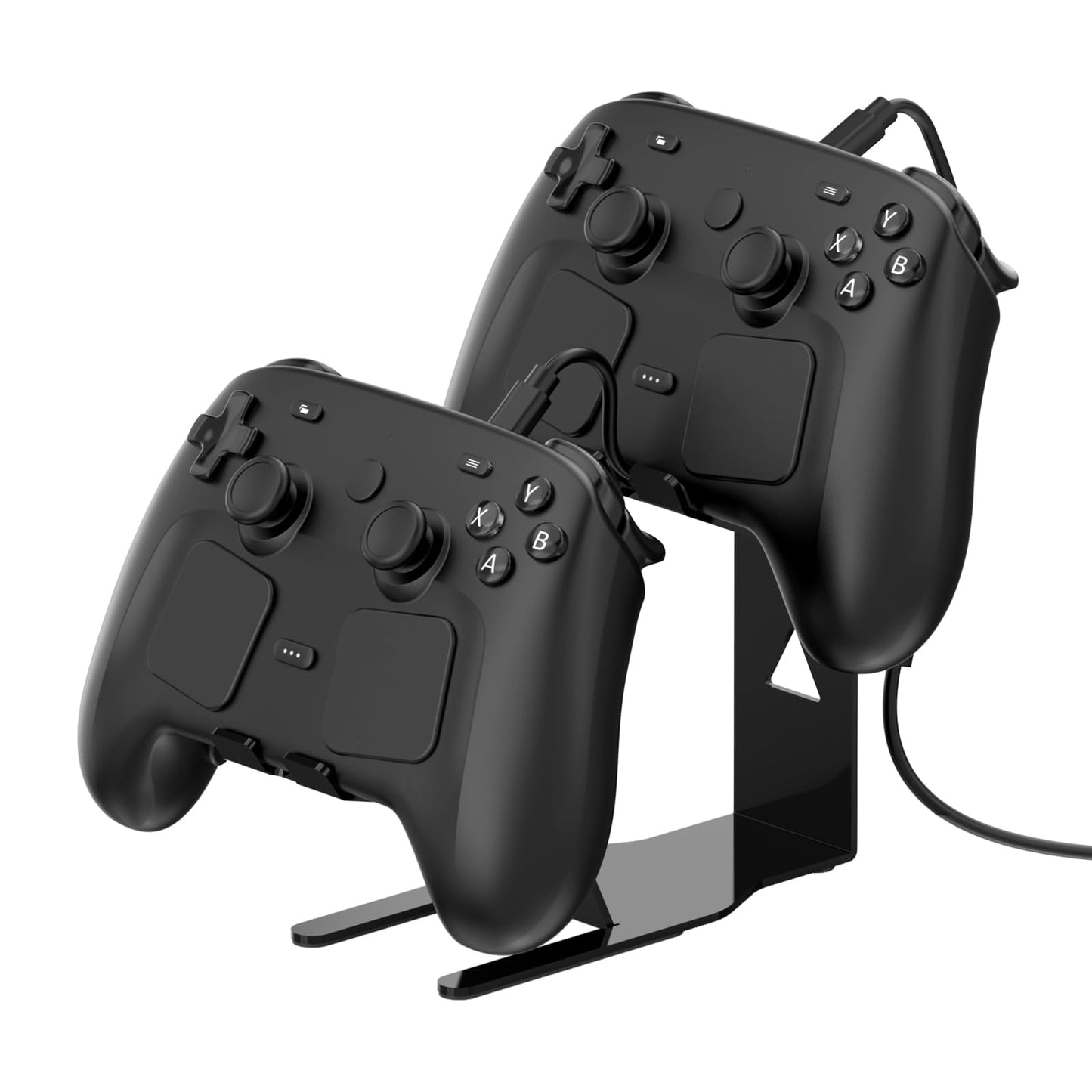 JOYTORN Steam Controller Compatible Controller Stand, Double-Tier Controller Display Stand, Metal Desktop Organiser