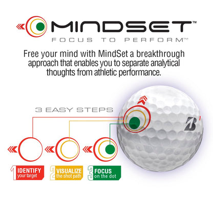Bridgestone Golf 2024 Tour B RX Mindset White