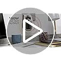 Russell Hobbs RHPH2001 500W Ceramic Plug Heater, Adjustable thermostat, 12 Hour Timer & LED Display, 2 Fan Speeds, 2 Year Guarantee , White