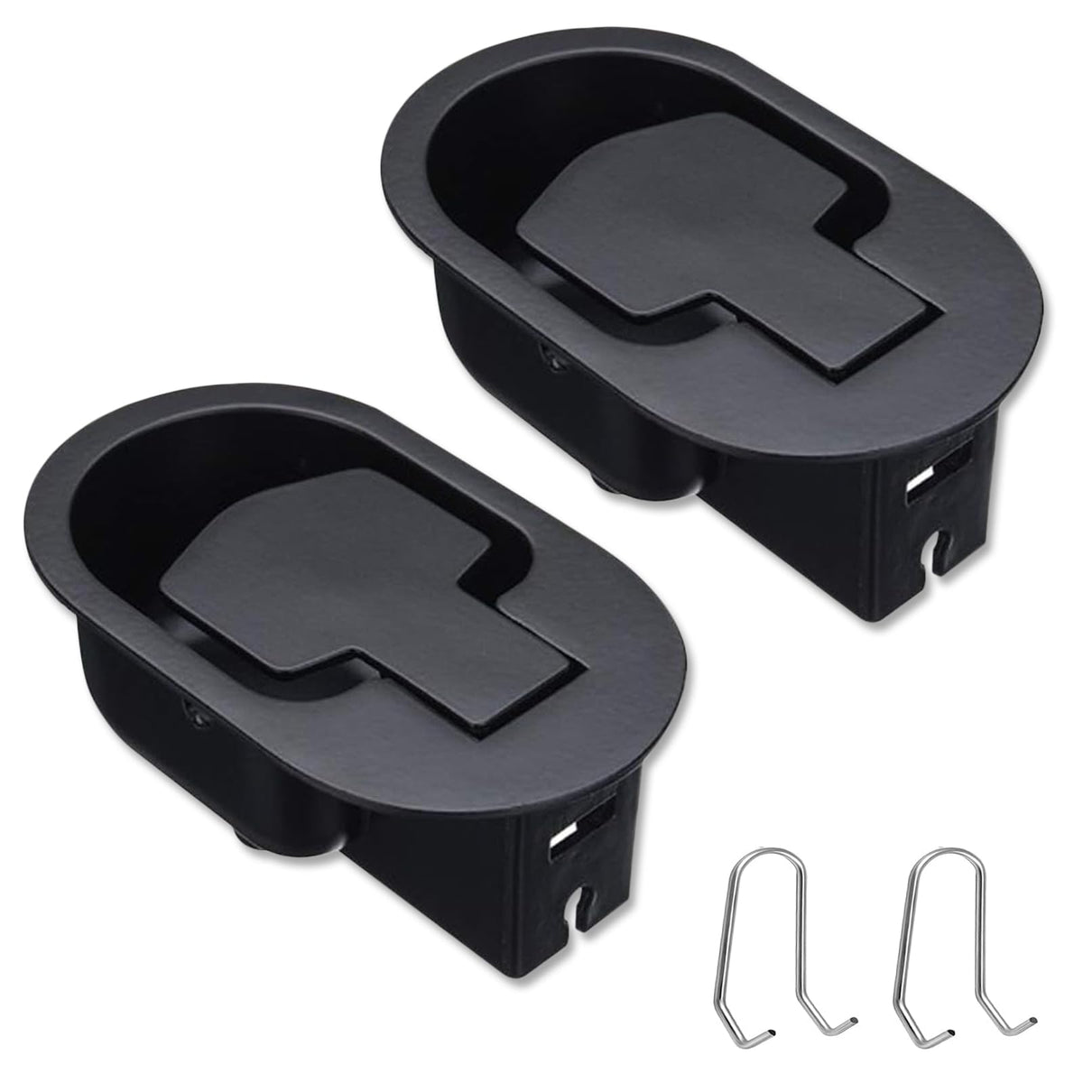 NEUSID 2 Pcs Recliner Chair Parts, Universal Sofa Couch Recliner Chair Release Pull Handle Replacement Parts Aluminum Alloy Thicken Handle Only